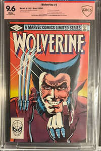 9.6 CBCS Graded Wolverine #1 Limited Series Signed by Chris Claremont and Joe Rubinstein
