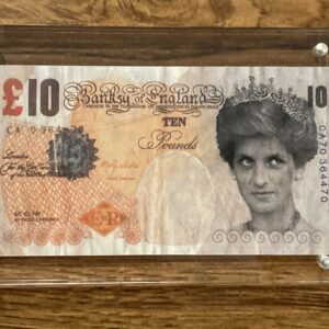 Encapsulated Banksy Di-Faced Tenner COA/Provenance