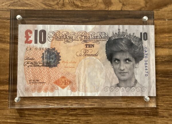 Encapsulated Banksy Di-Faced Tenner COA/Provenance