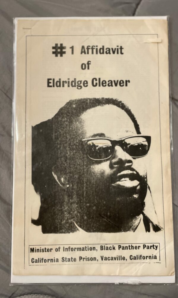 #1 Affidavit of Eldridge Cleaver