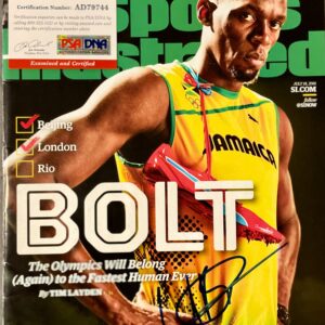 Usain Bolt Signed Sports Illustrated Magazine