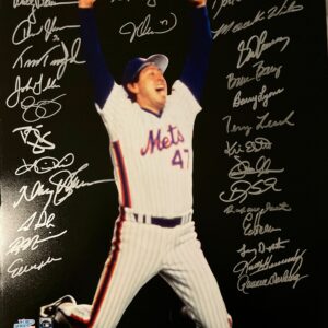 1986 Mets 16x20 Photo Team-Signed, 27 Signatures (Beckett Hologram
