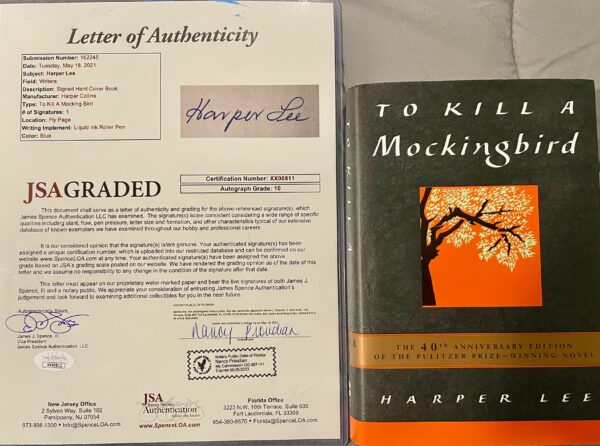 To Kill A Mockingbird (SIGNED BY HARPER LEE)