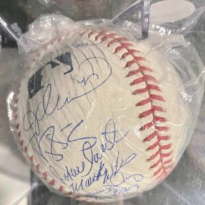 1986 World Series Champions New York Mets Team Signed Baseball (JSA LOA)